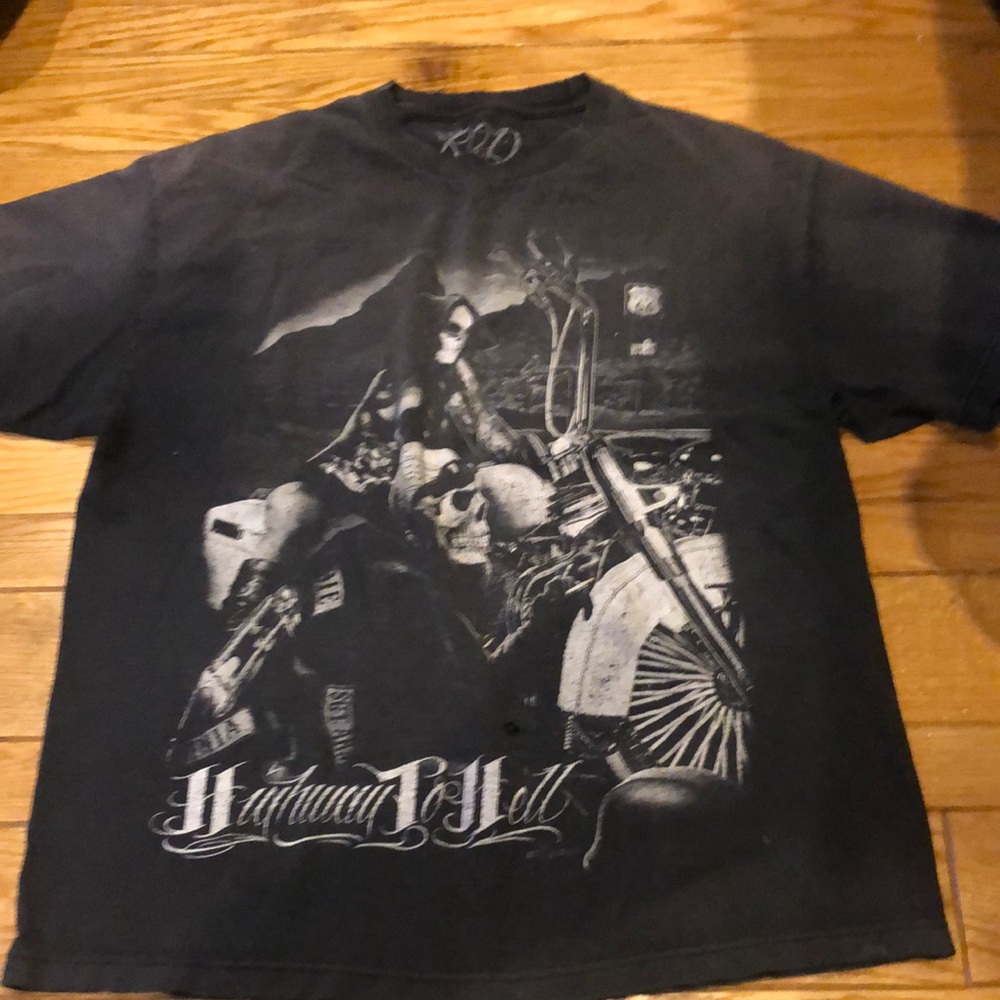 Ride or Die Black Graphic vintage Men's T-Shirt